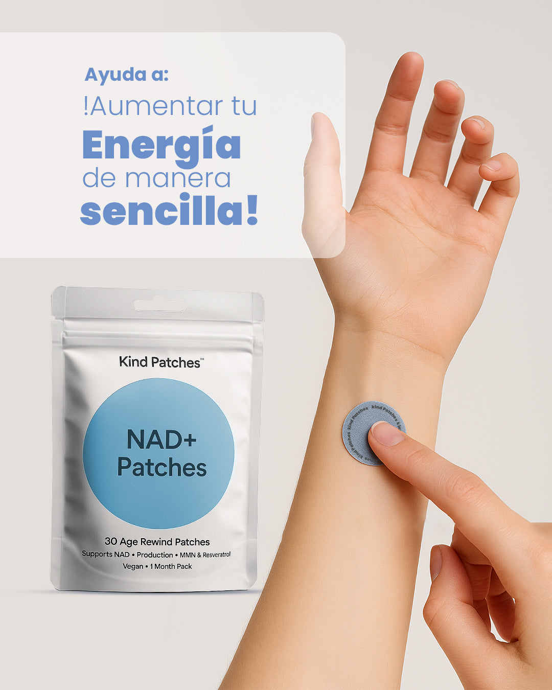 Parche NAD+ – Kind Patches®