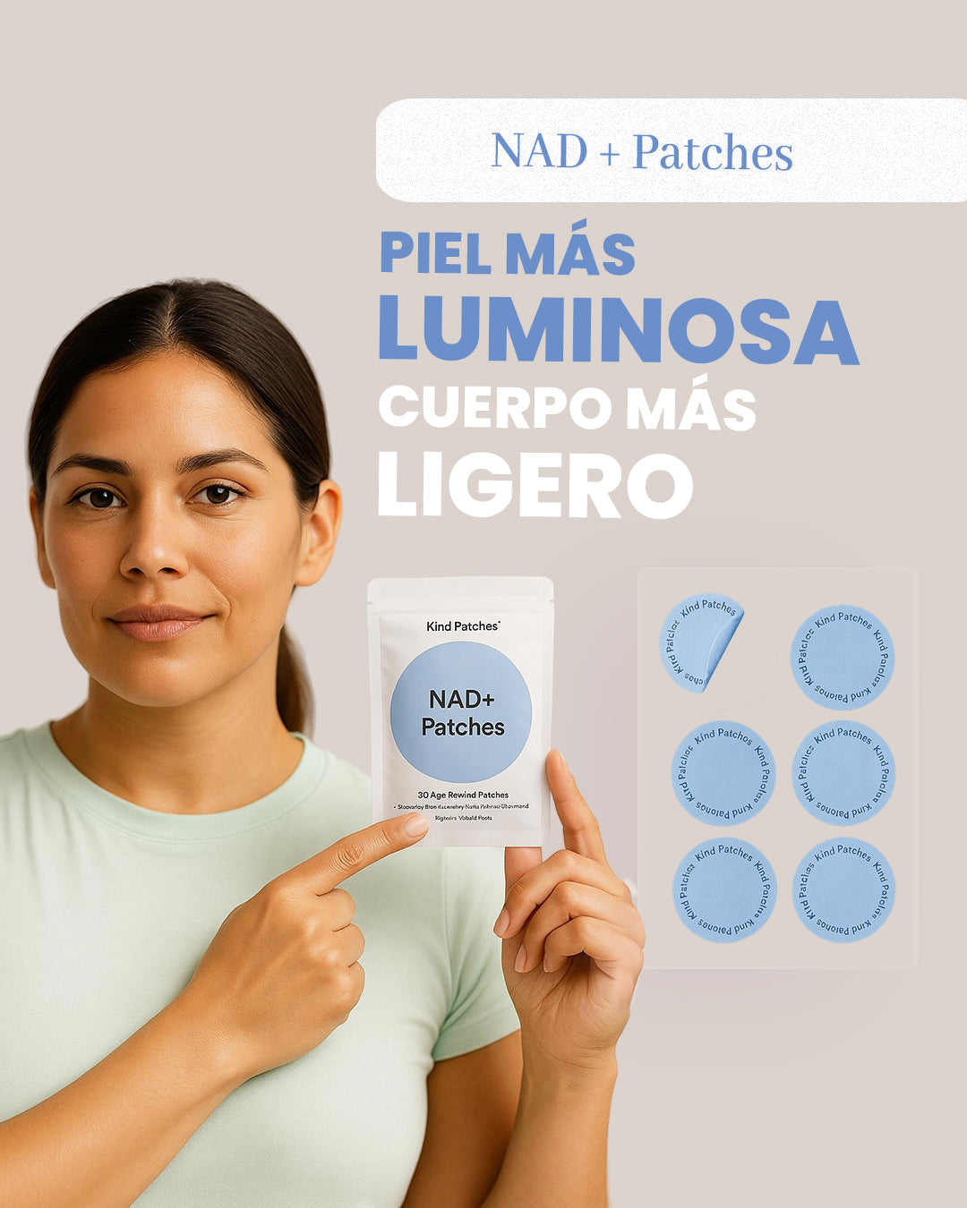 Parche NAD+ – Kind Patches®