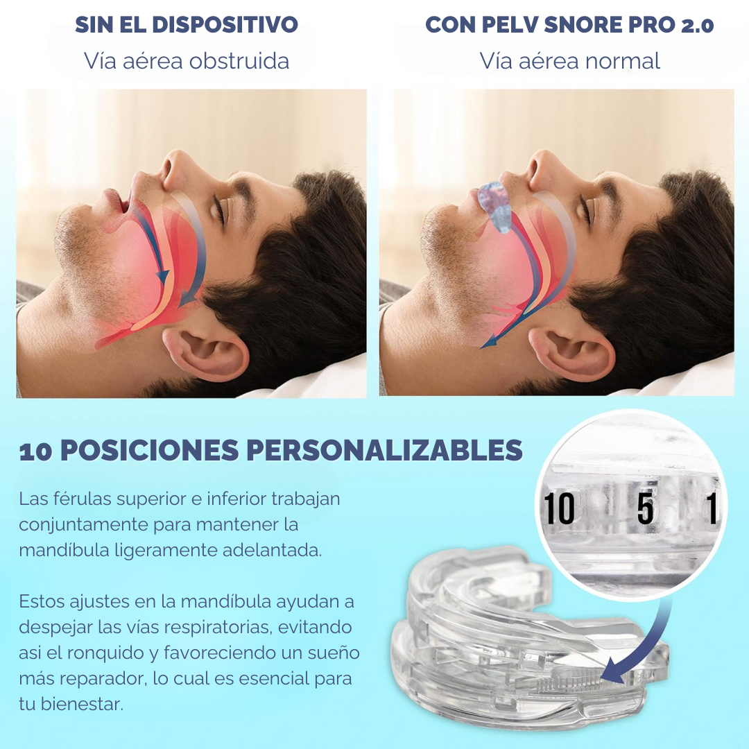 Protector Bucal Antirronquidos - DORMI PRO 2.0 🔥