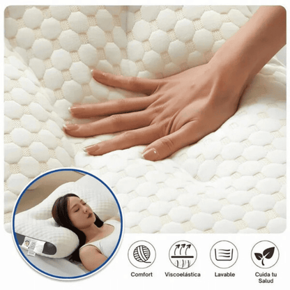 Almohada Ortopédica con Alineación Cervical - OFERTA 2x1